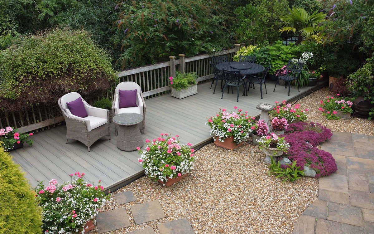 hollow antique composite decking