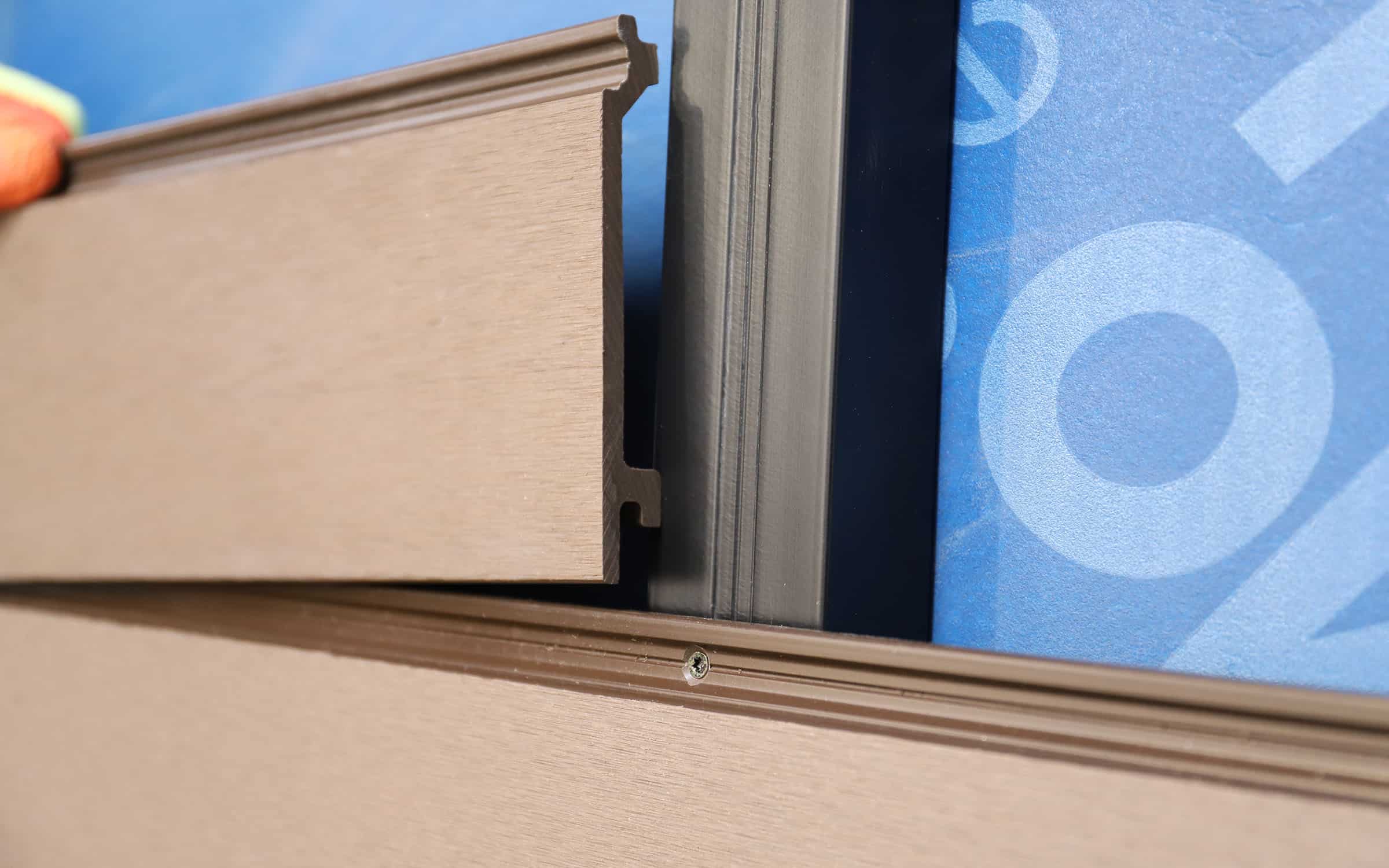 installing composite cladding