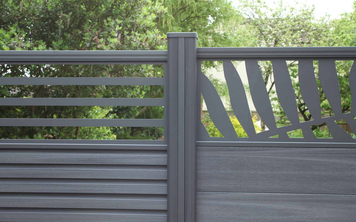 How To Install Composite Fence Panels With Screens