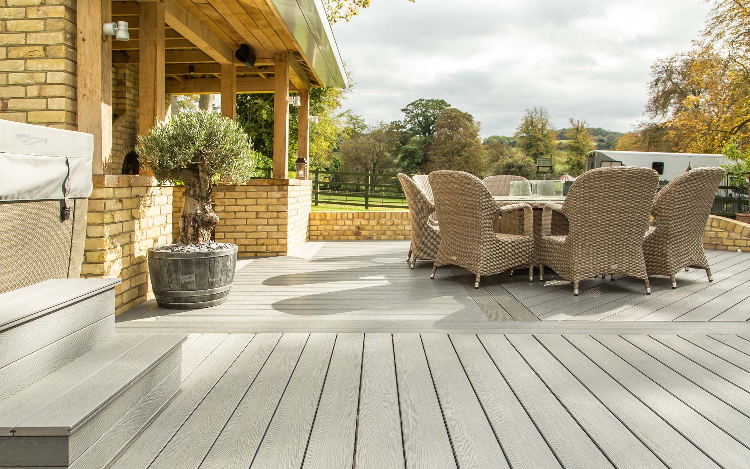 fitting composite decking