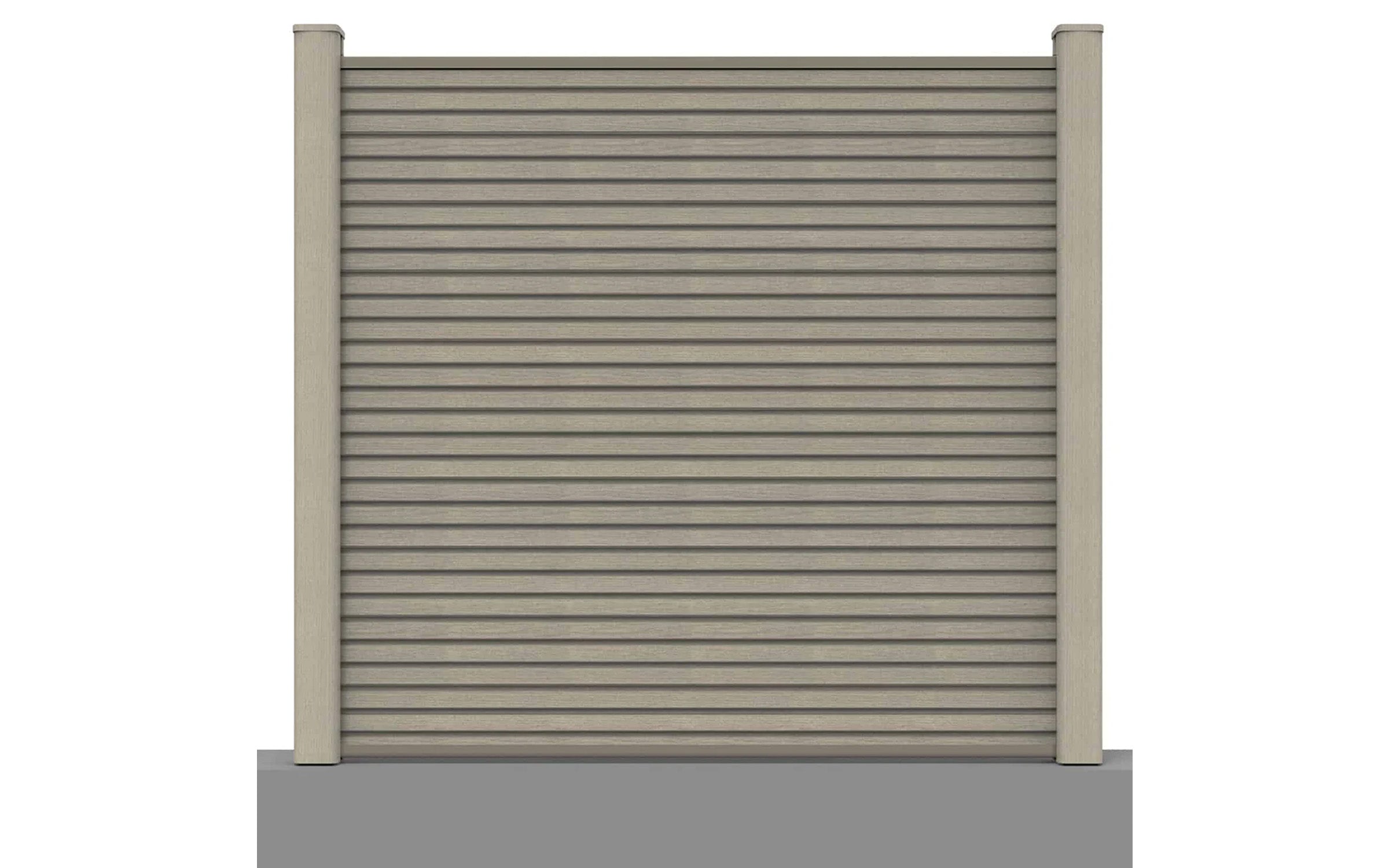 install composite fence posts into hard ground