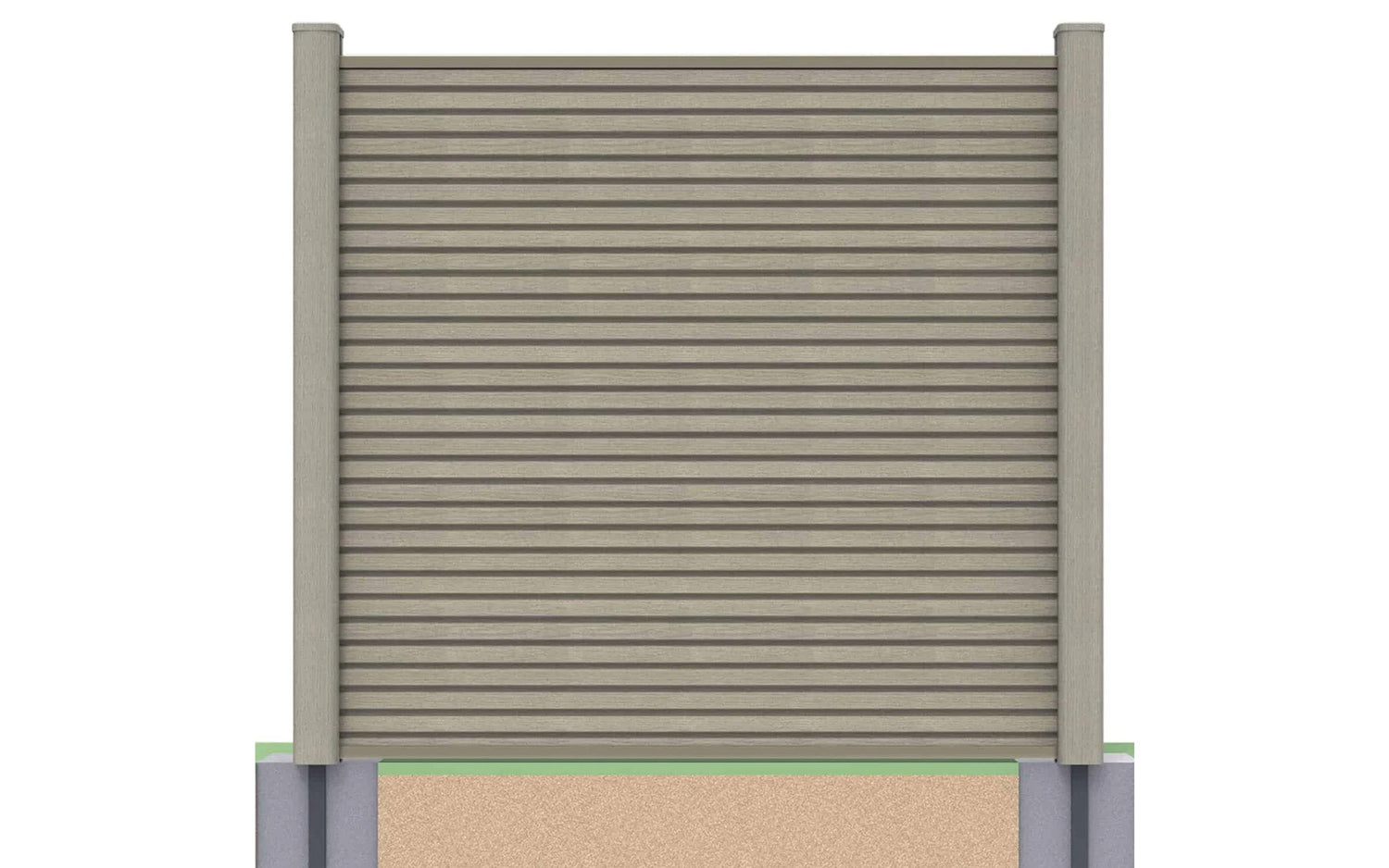 install composite fence posts into soft ground
