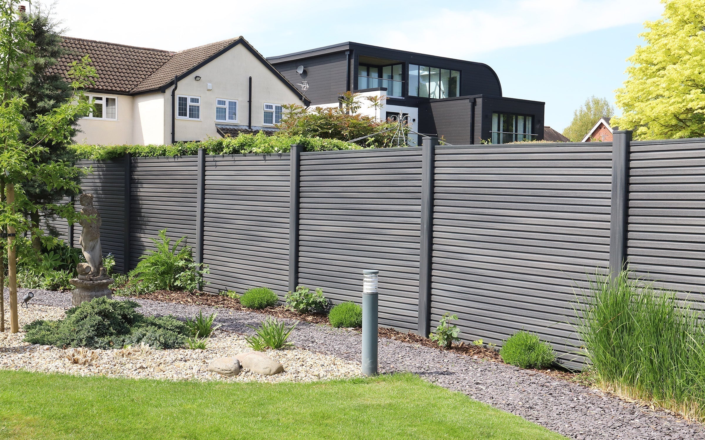 composite fencing features