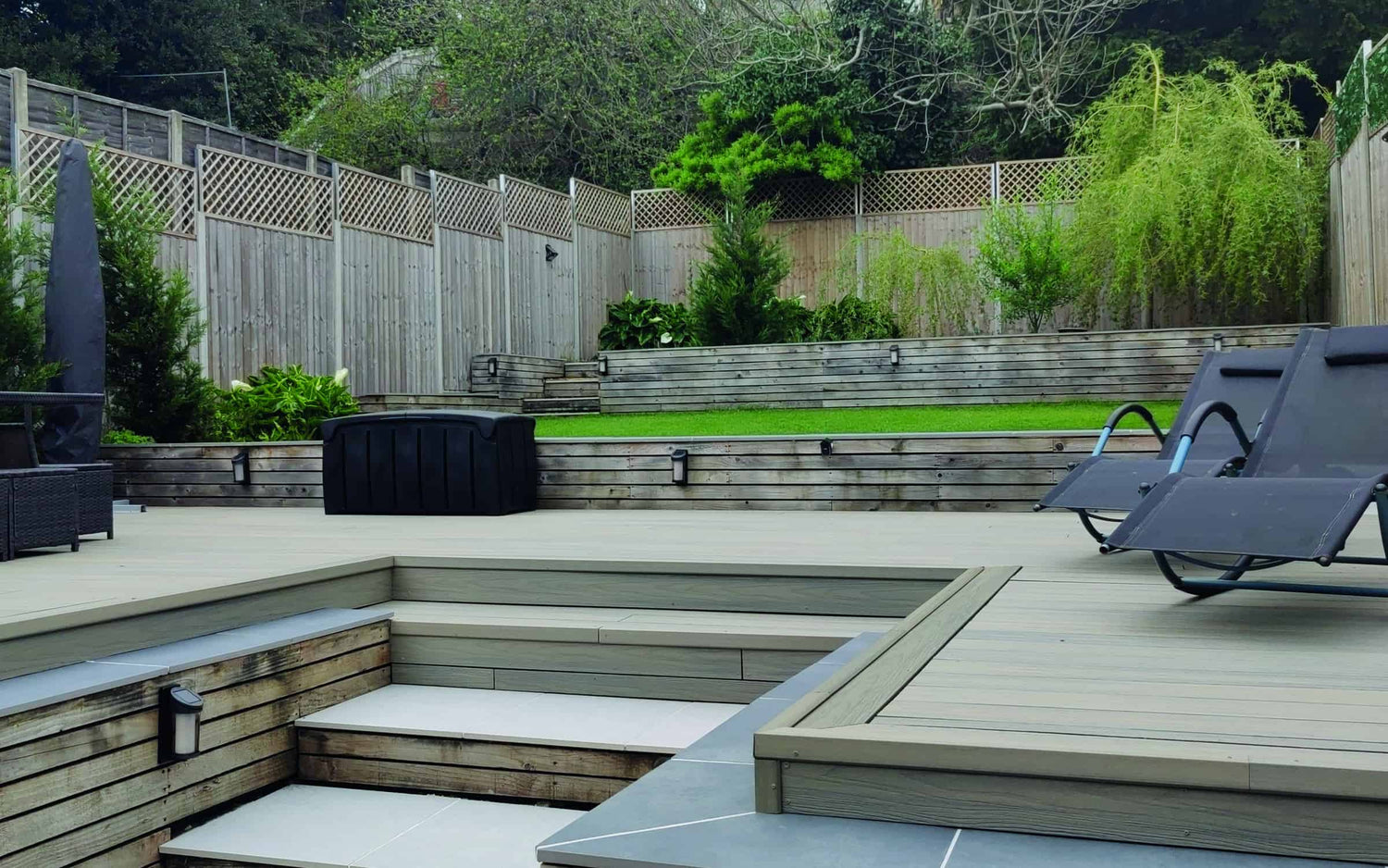 low cost composite decking
