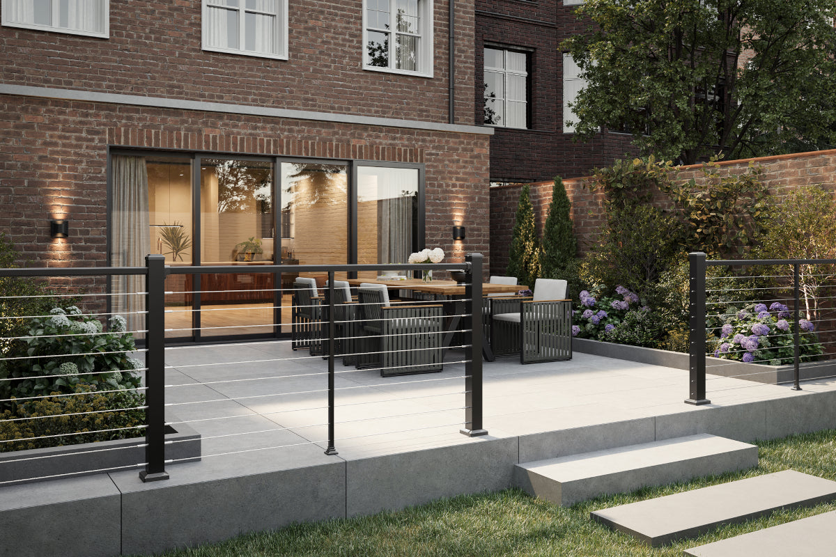 how to install aluminium balustrade wire railings
