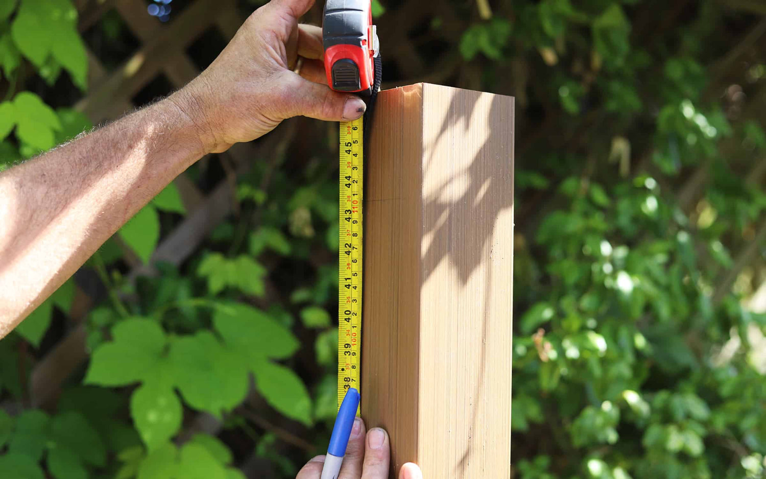 installing composite balustrade posts on concrete