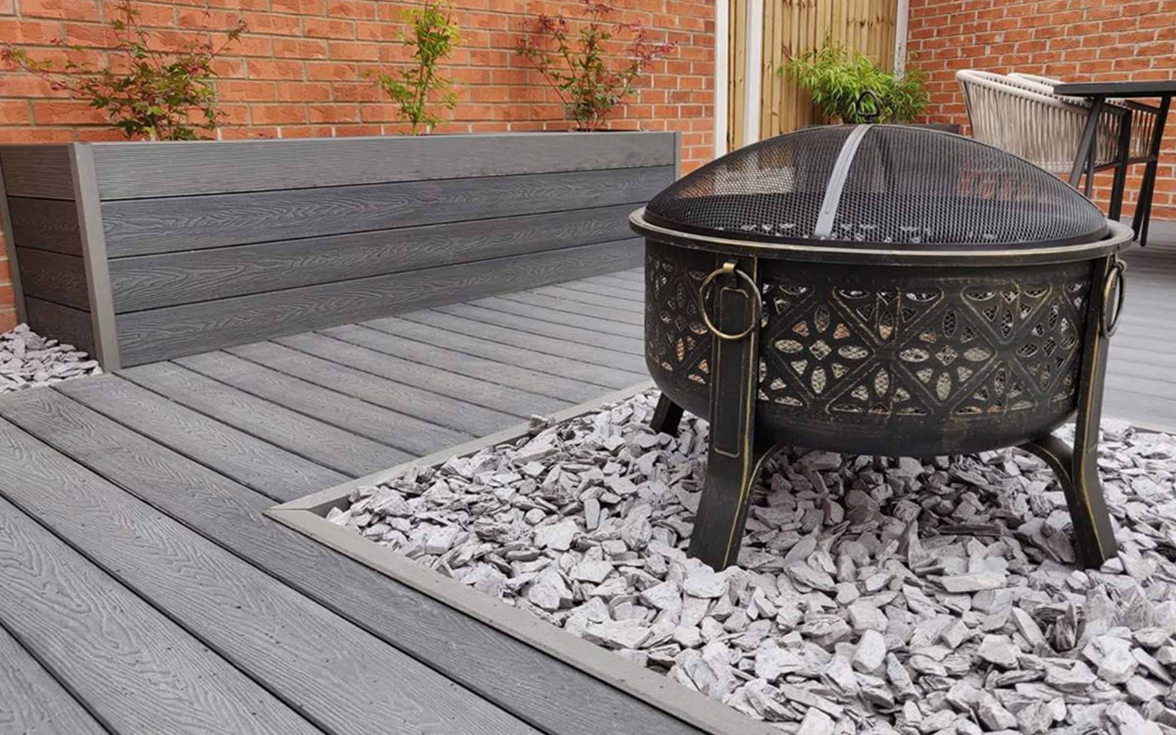 garden composite decking design ideas