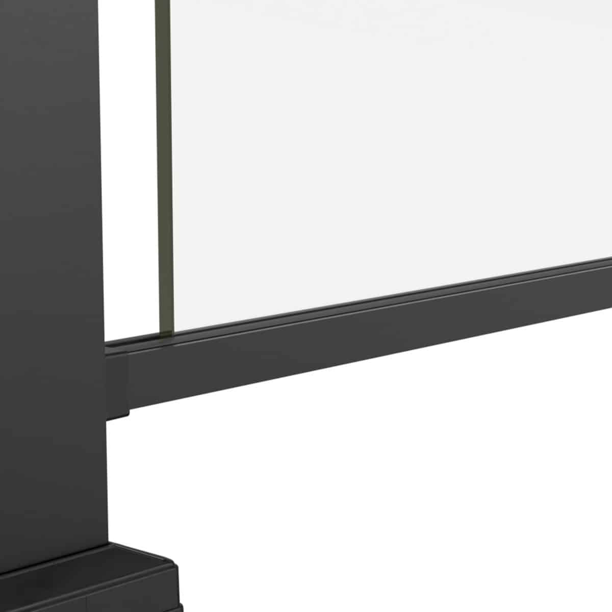 NeoTimber Aluminium Balustrade Glass Railing - Bottom Railing Detail