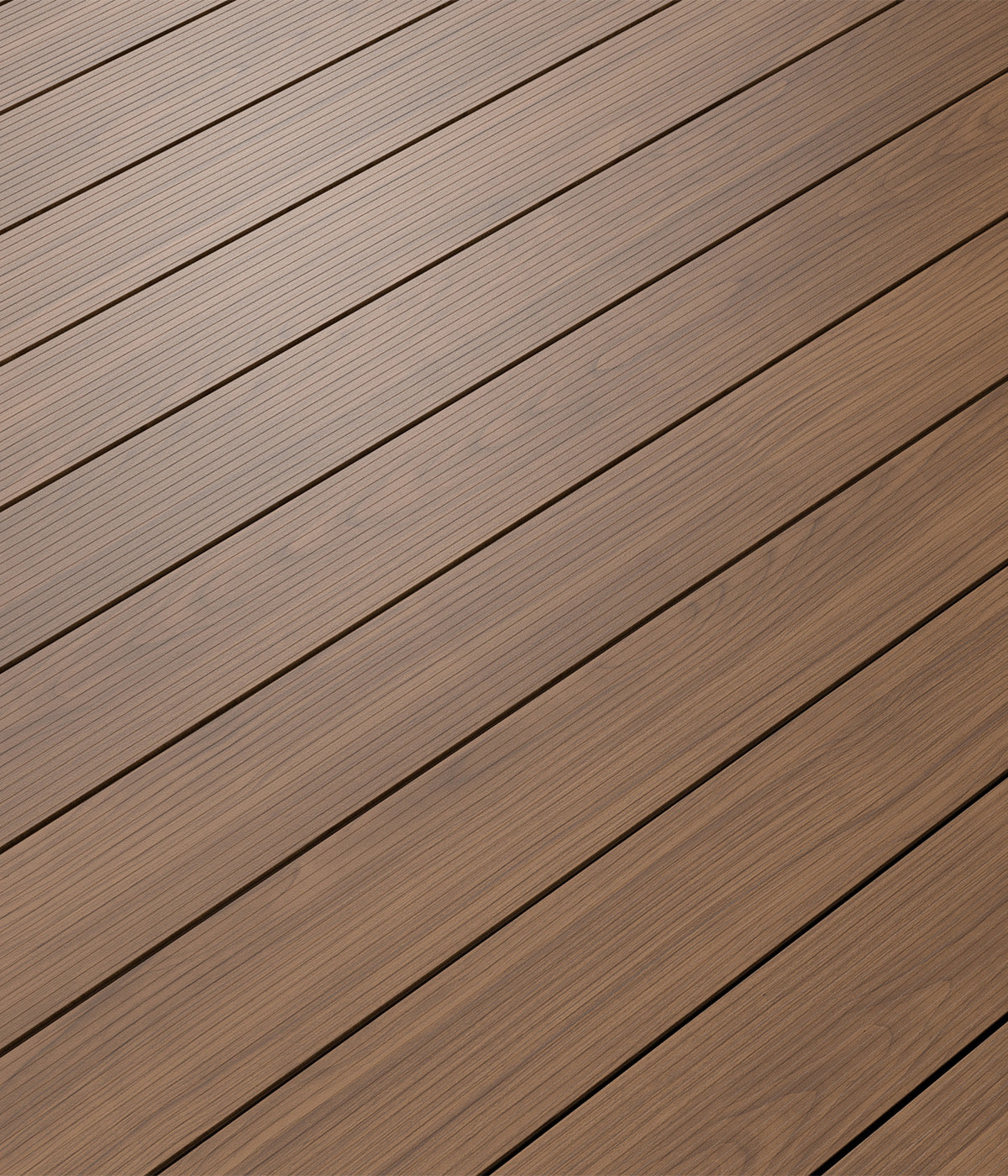 NeoTimber Woodgrain Effect Aluminium Deck Board - Teak Finish