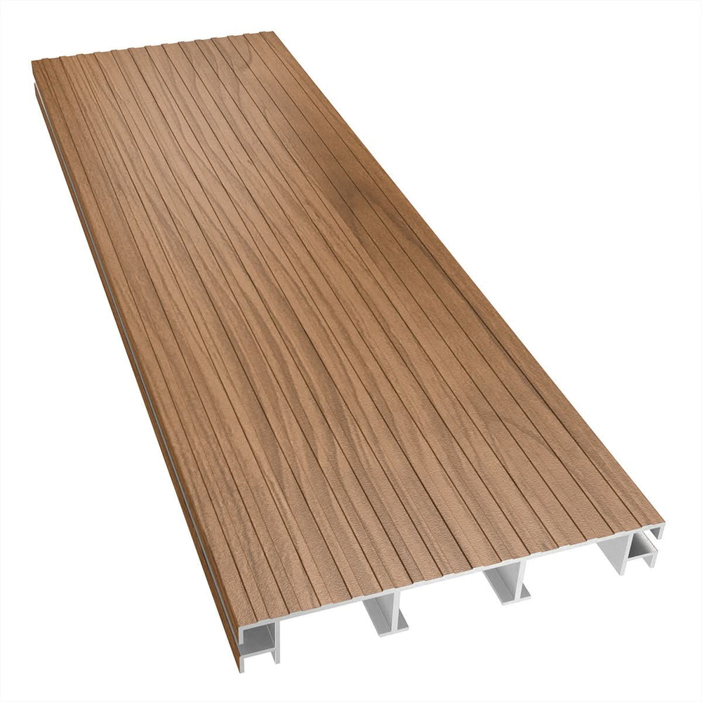 Woodgrain-Effect Aluminium Deck Board | NeoTimber®