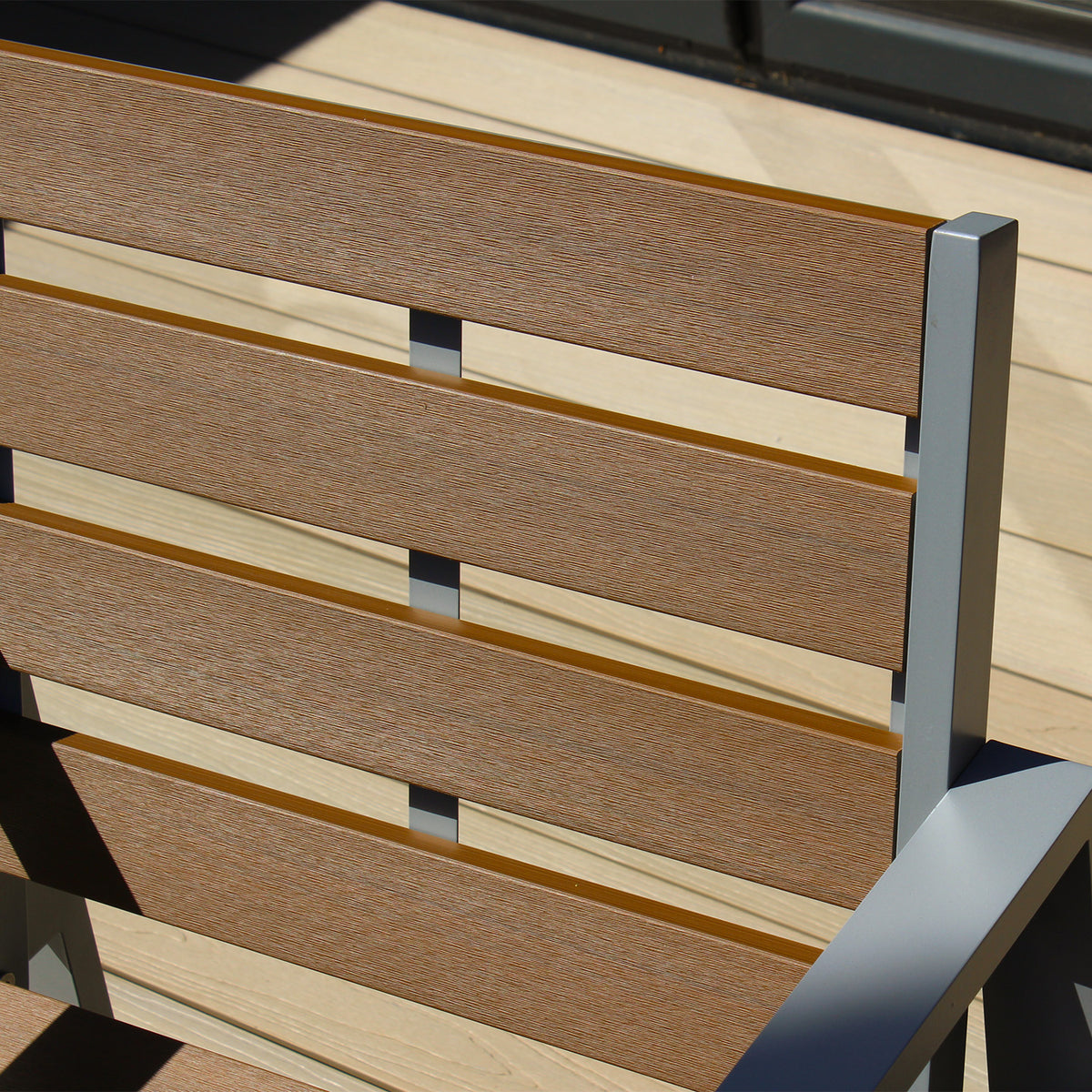 Composite Armchair – Capped WPC for Outdoor Use All Year Round