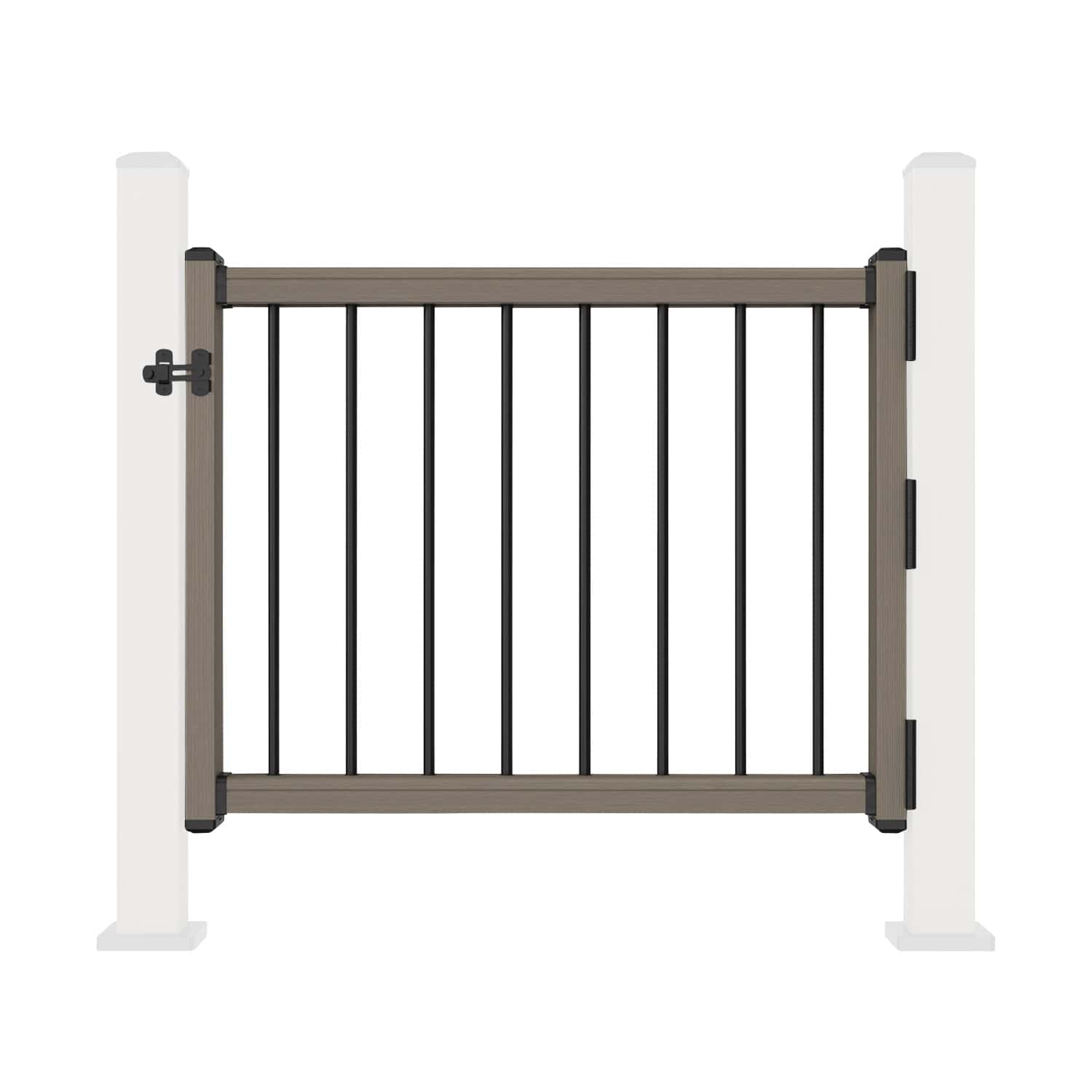 NeoTimber Composite Balustrade Gate - Front On - Antique