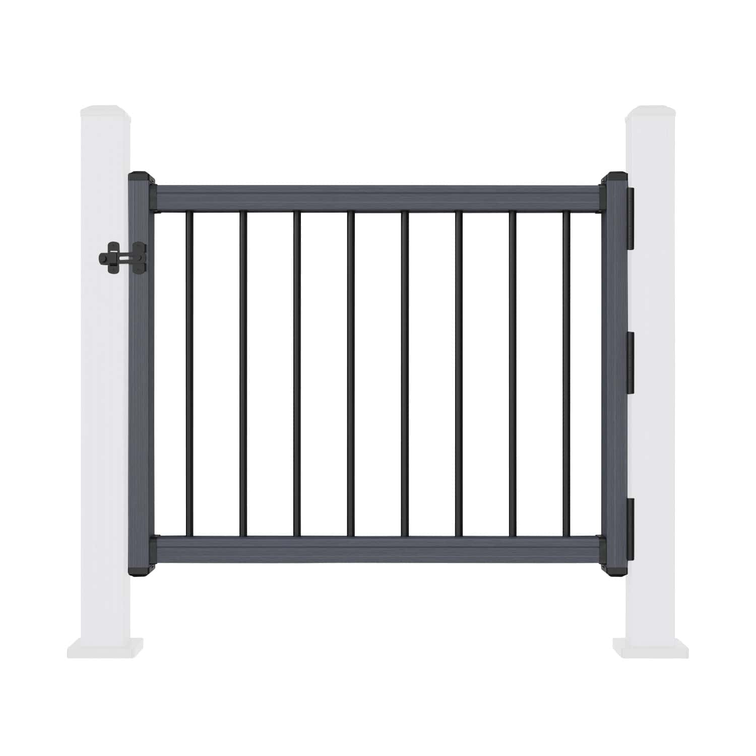 NeoTimber Composite Balustrade Gate - Front On - Grey