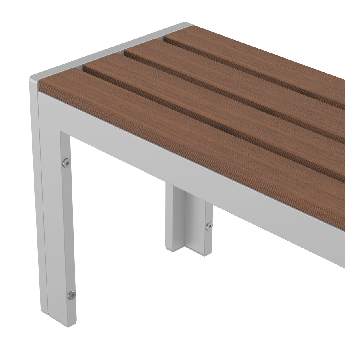 Composite Bench – Timber Alternative with No Sanding, Painting or Staining Required
