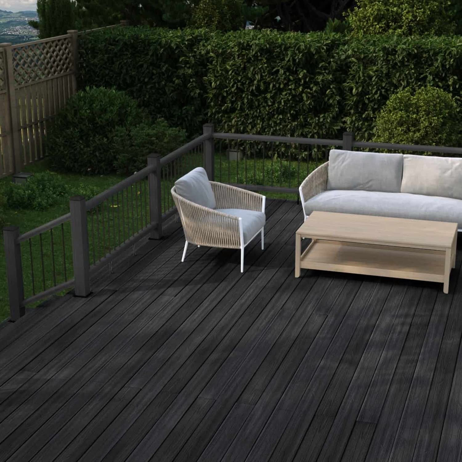 NeoTimber Charcoal Black Composite Decking Balustrades