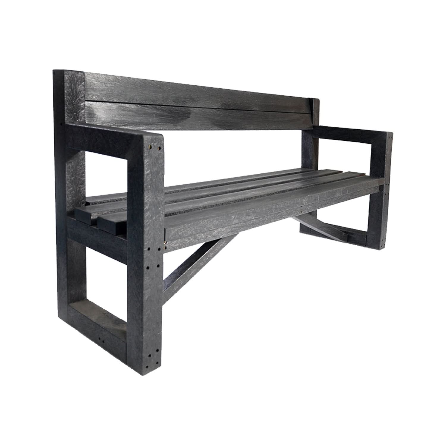 NeoTimber Recycled Plastic City Bench