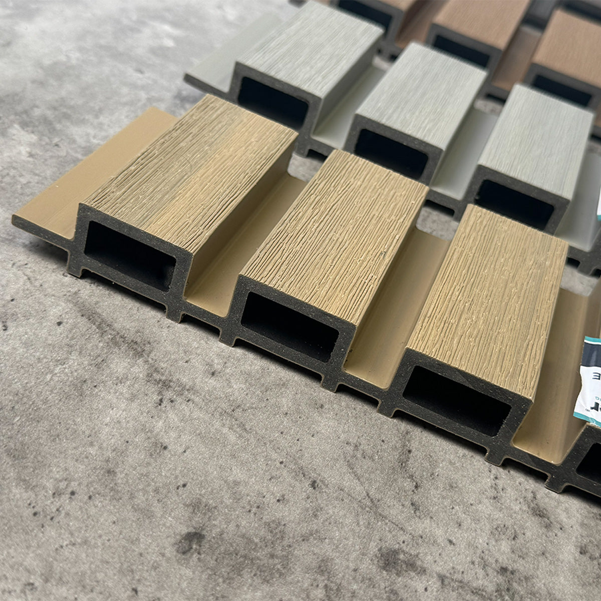 NeoTimber® Slatted Composite Cladding Profile Samples