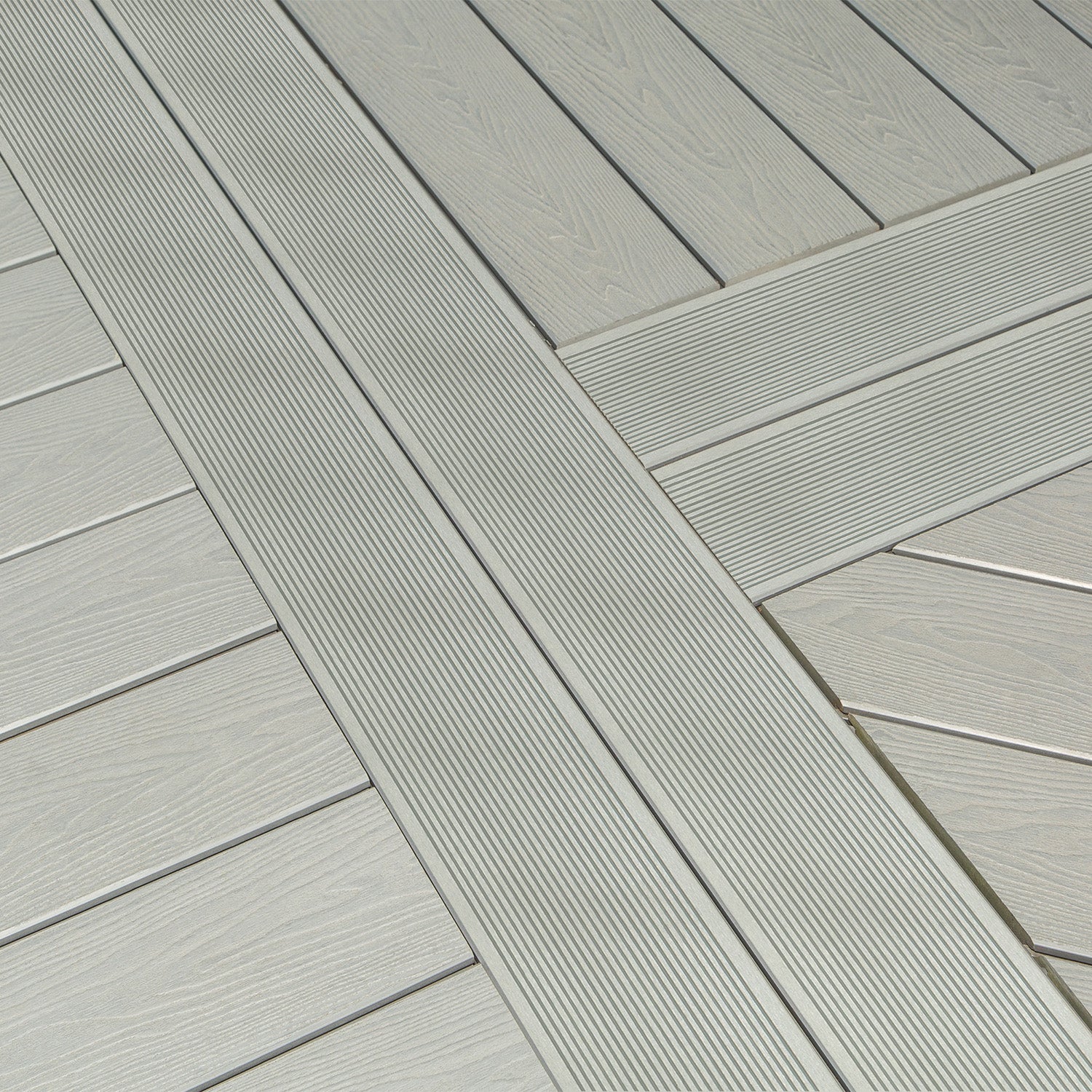 grey composite decking