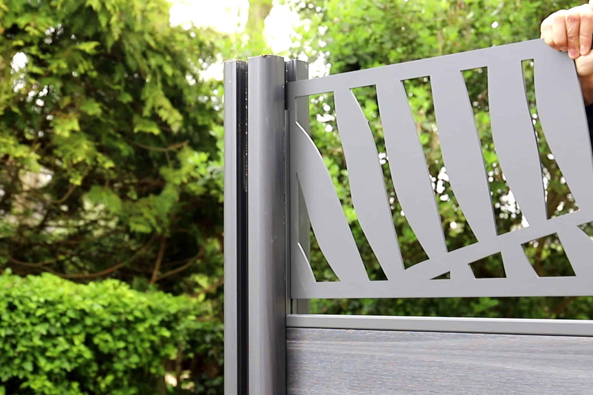 composite fencing installation resources - installing decorative screens
