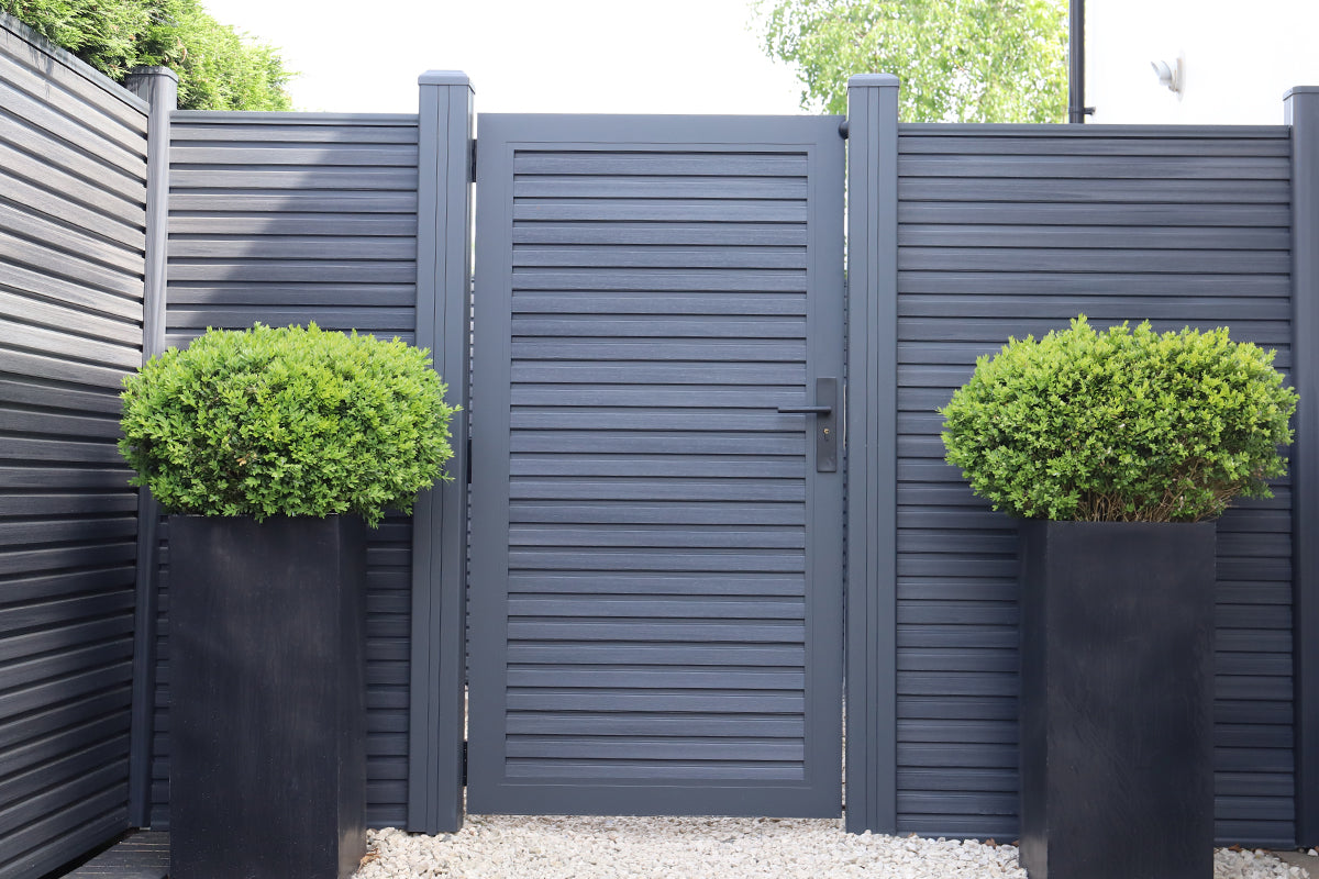 composite fencing installation resources - installing composite gates