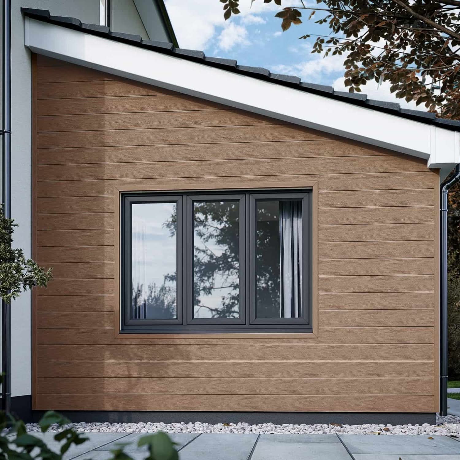 Deluxe Brushed Composite Cladding Board | NeoTimber®