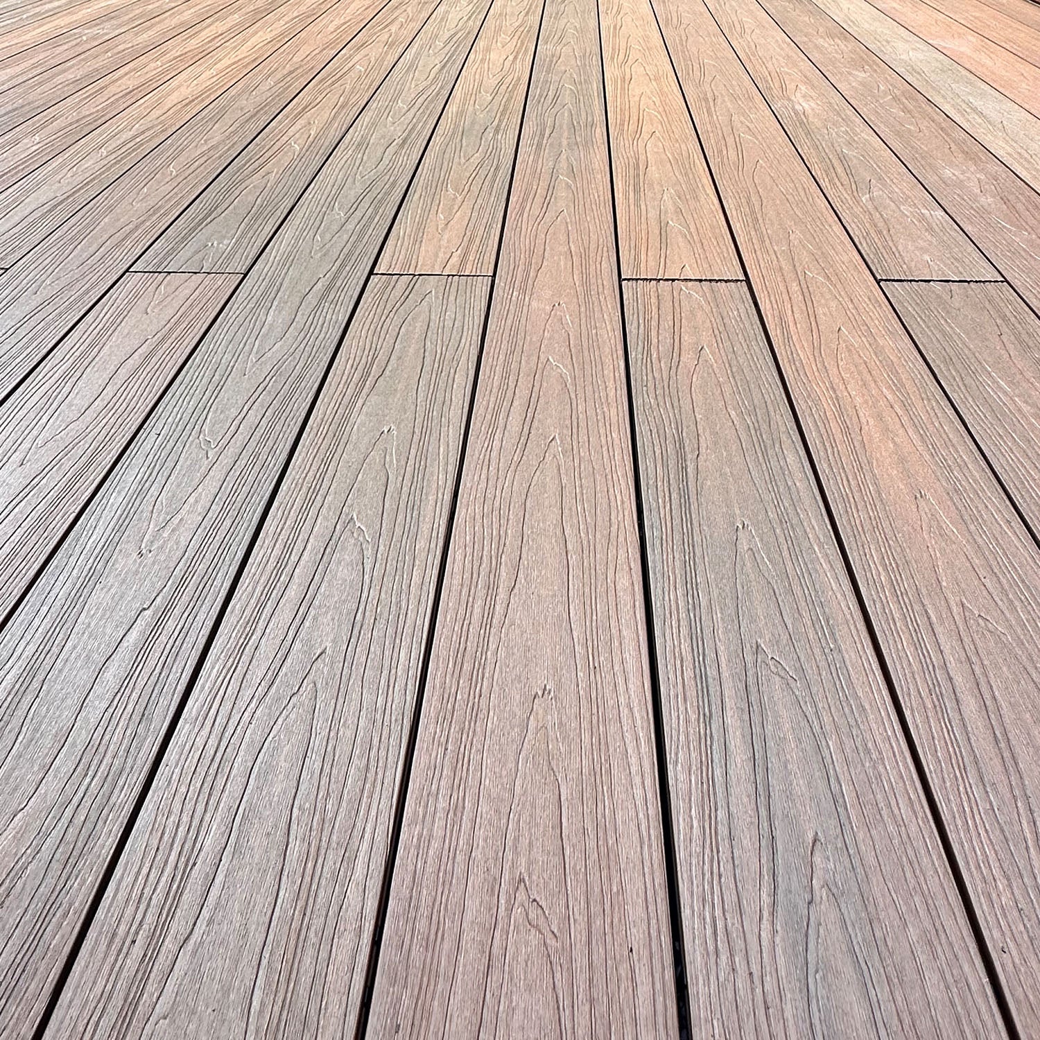 deluxe teak composite deck