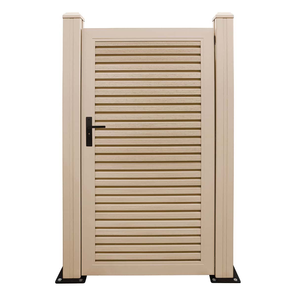 NeoTimber Slatted Composite Gate - Ash White