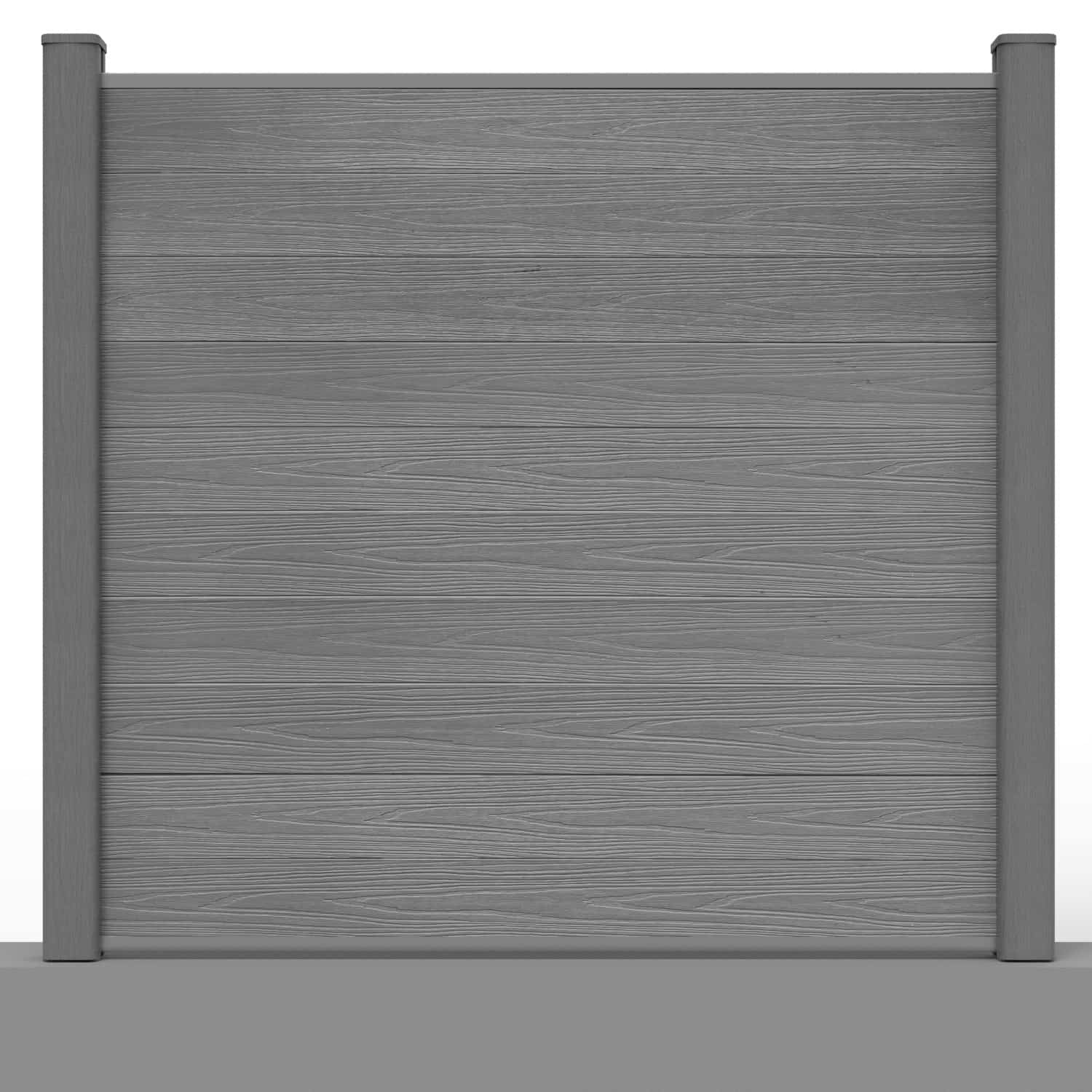 Deluxe composite fence panel set