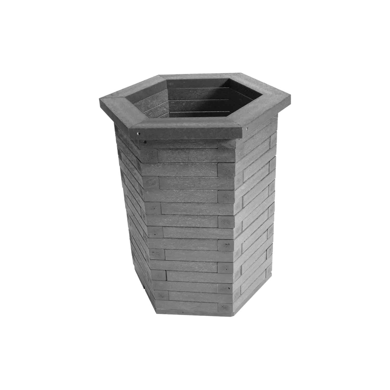 NeoTimber Recycled Plastic Hexagonal Planter