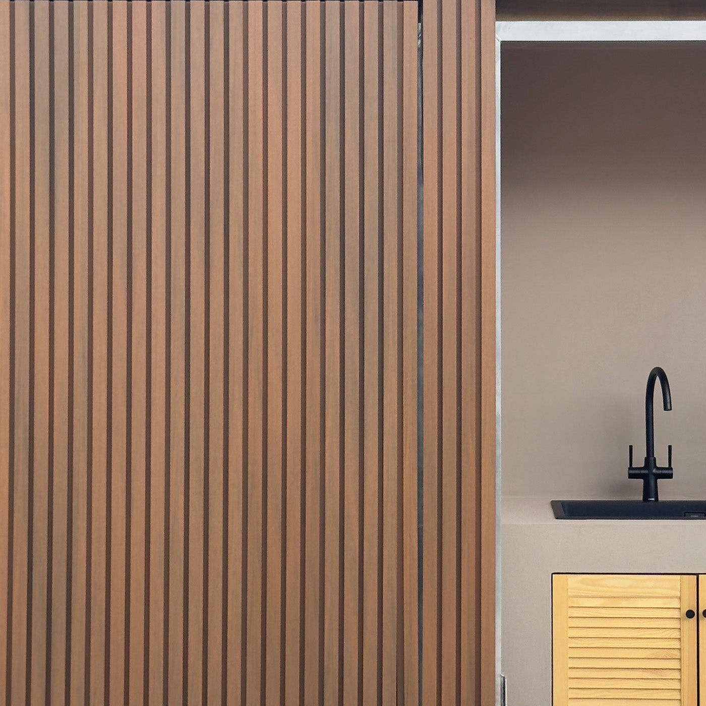 NeoTimber® composite cladding enhancing a premium hospitality venue