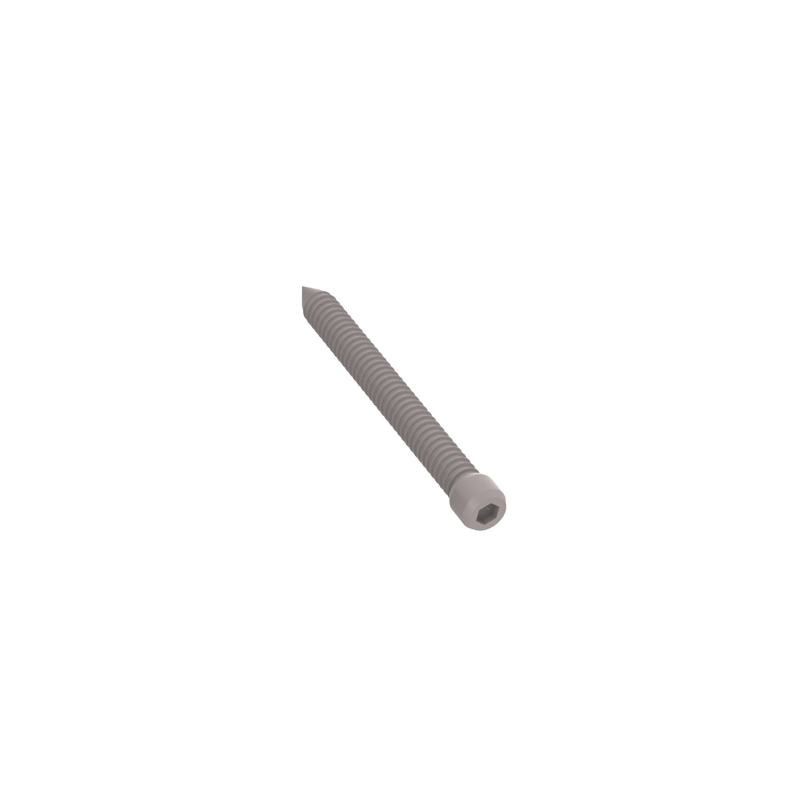 NeoTimber Coloured Composite Decking Screws – Ash White - Angled Close Up