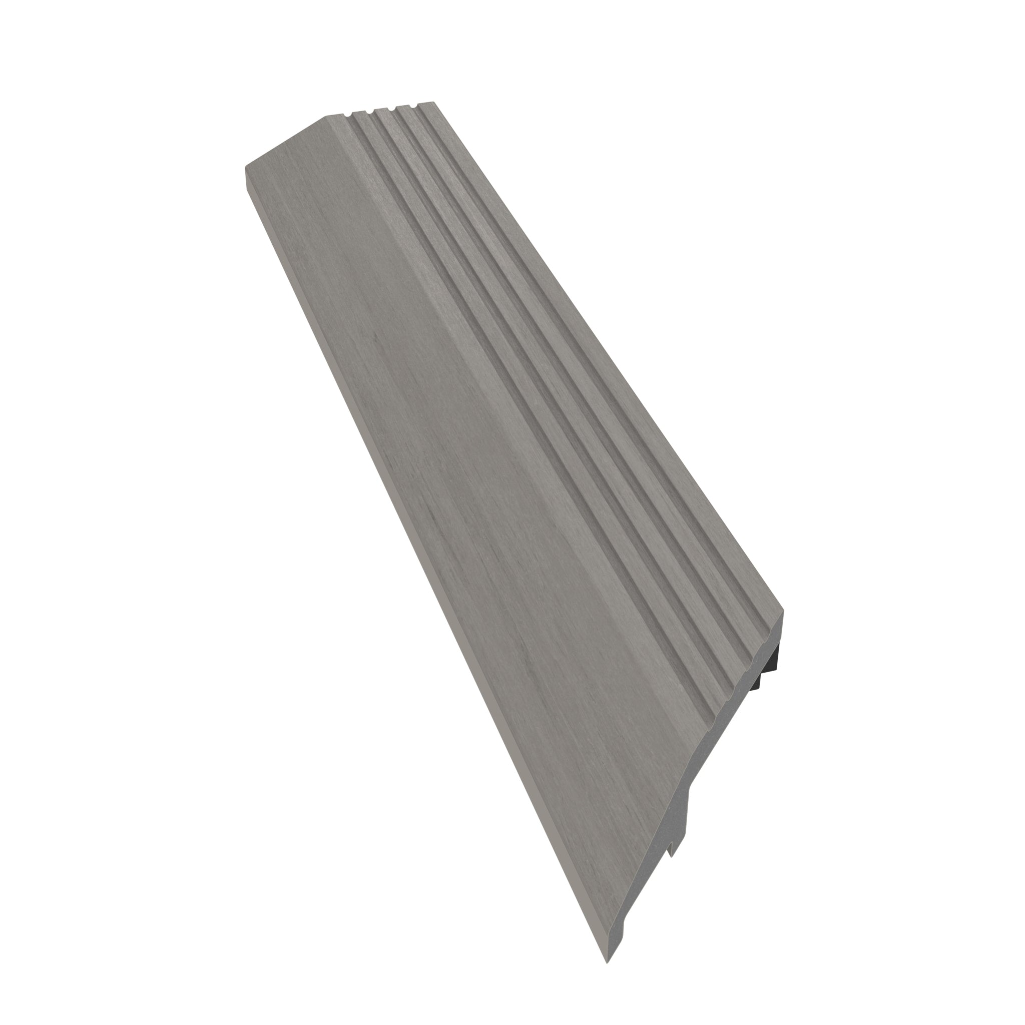 NeoTimber Deluxe Deck Tile Corner Edge Ramps – Silver Birch – Angled Close Up