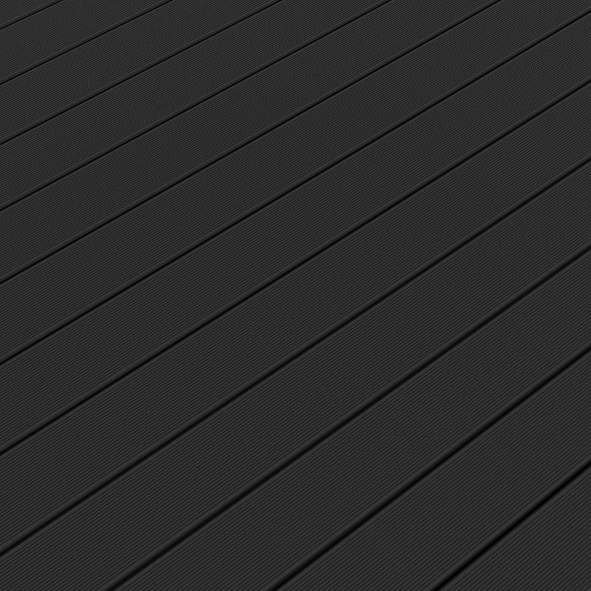 NeoTimber Classic Solid Composite Decking – Charcoal – Surface Texture Detail - Grooved