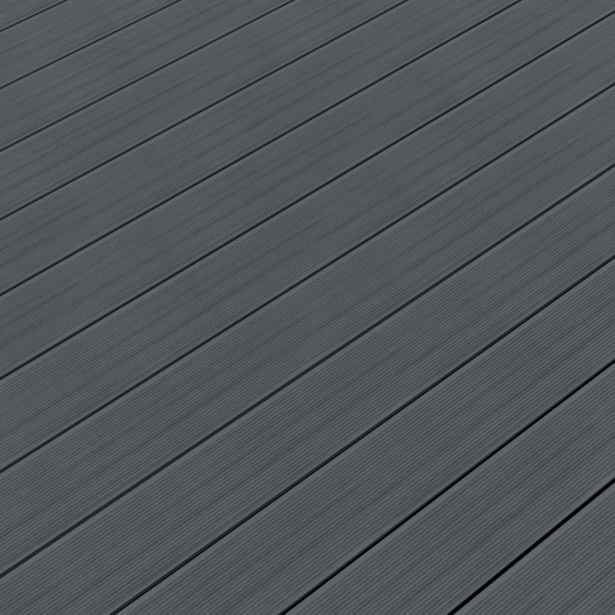 NeoTimber Deluxe Solid Composite Decking – Grey – Surface Texture Detail - Grooved