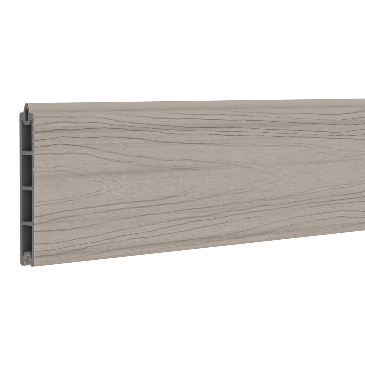 NeoTimber Deluxe Composite Fence Board - Ash White - Woodgrain