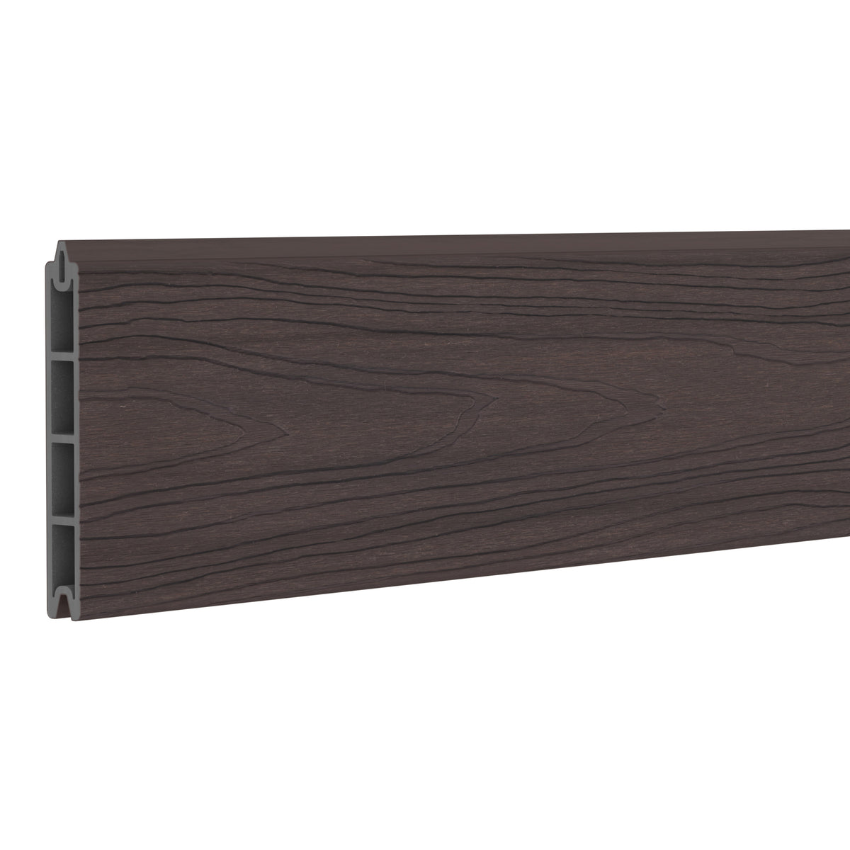 NeoTimber Deluxe Composite Fence Board - Chocolate - Woodgrain