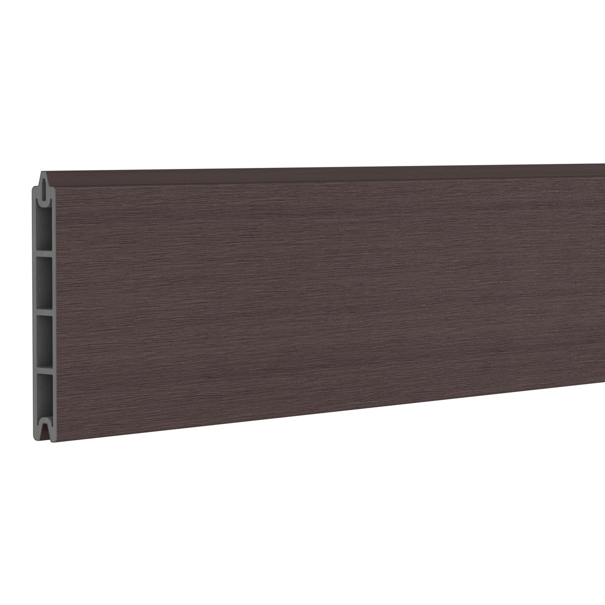 NeoTimber Deluxe Composite Fence Board - Chocolate - Brushed