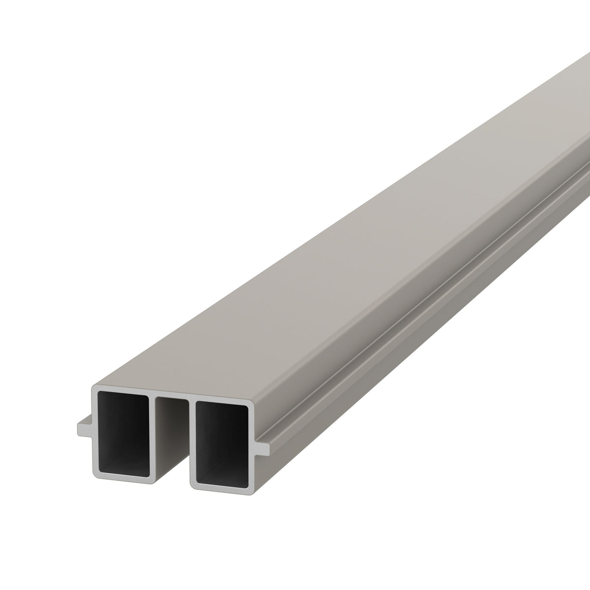 NeoTimber Composite Fence Post Insert - Silver Birch - Angled Close-Up