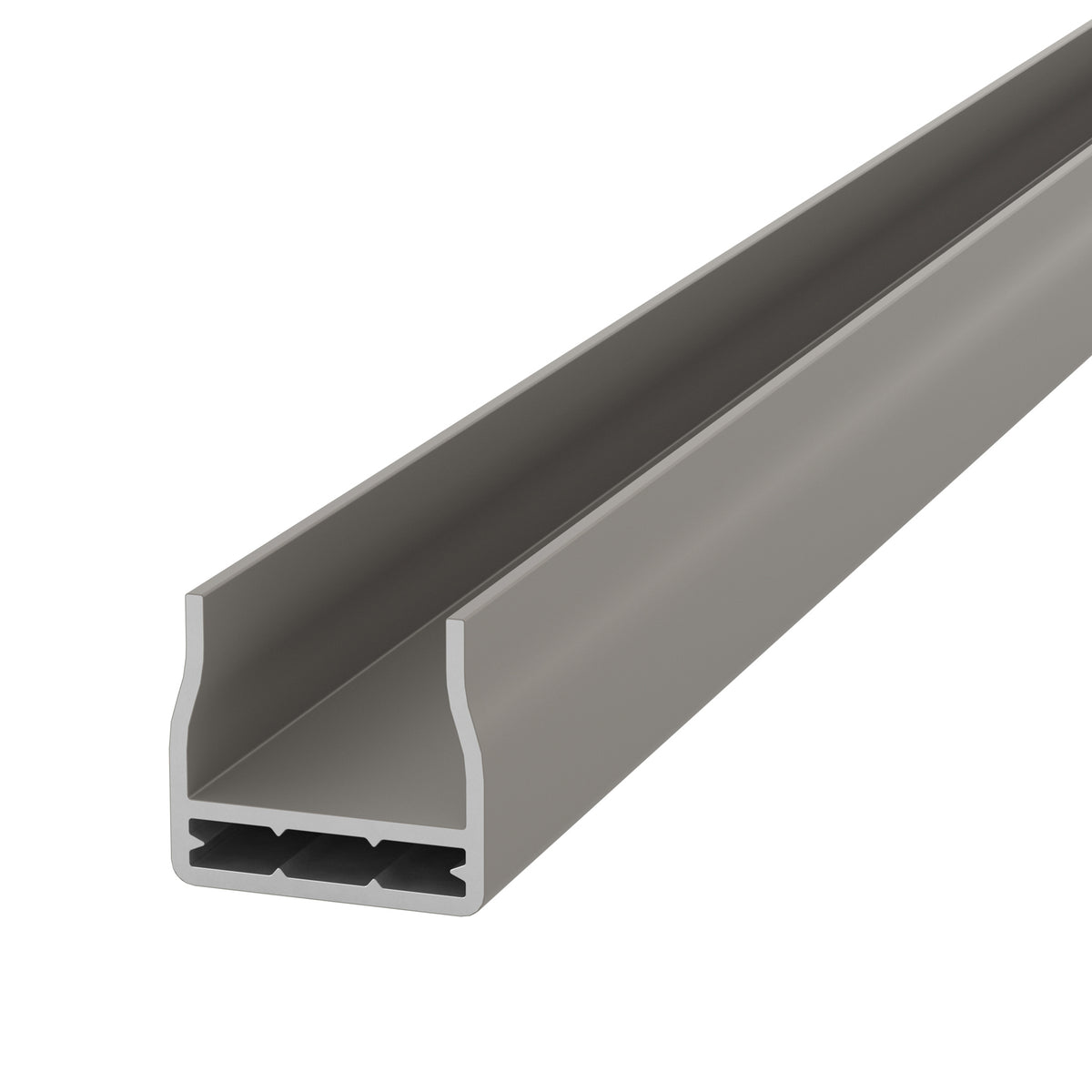 NeoTimber Fence Board Capping Rails - Antique - Angled Close-Up