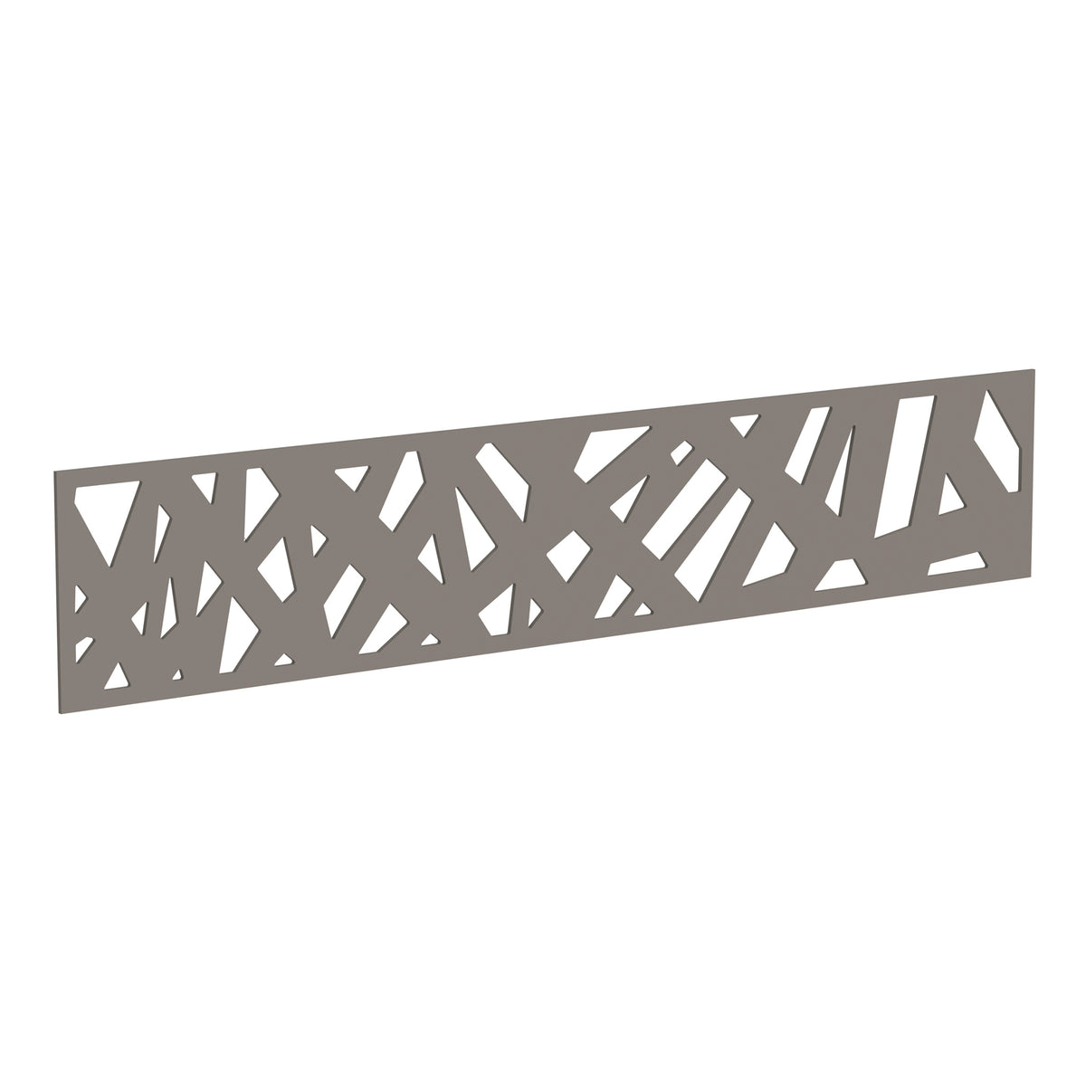 NeoTimber Contemporary Fence Screen - Antique - Angled Close-Up