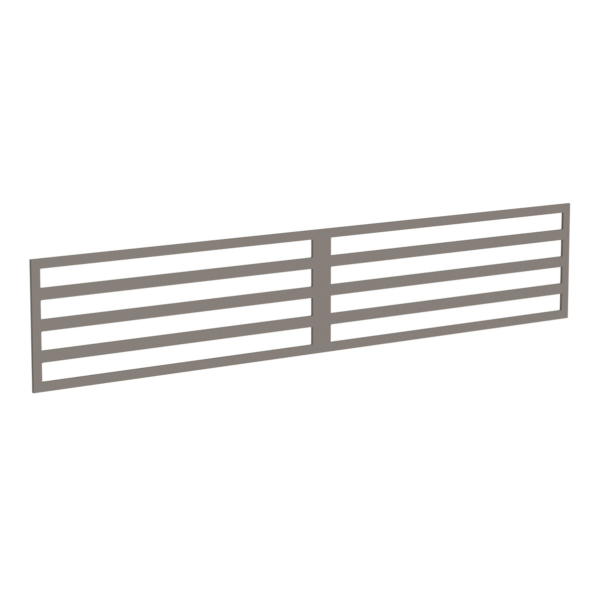 NeoTimber Linear Fence Screen - Antique - Angled Close-Up
