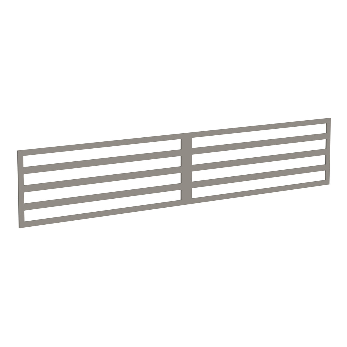 NeoTimber Linear Fence Screen - Silver Birch - Angled Close-Up