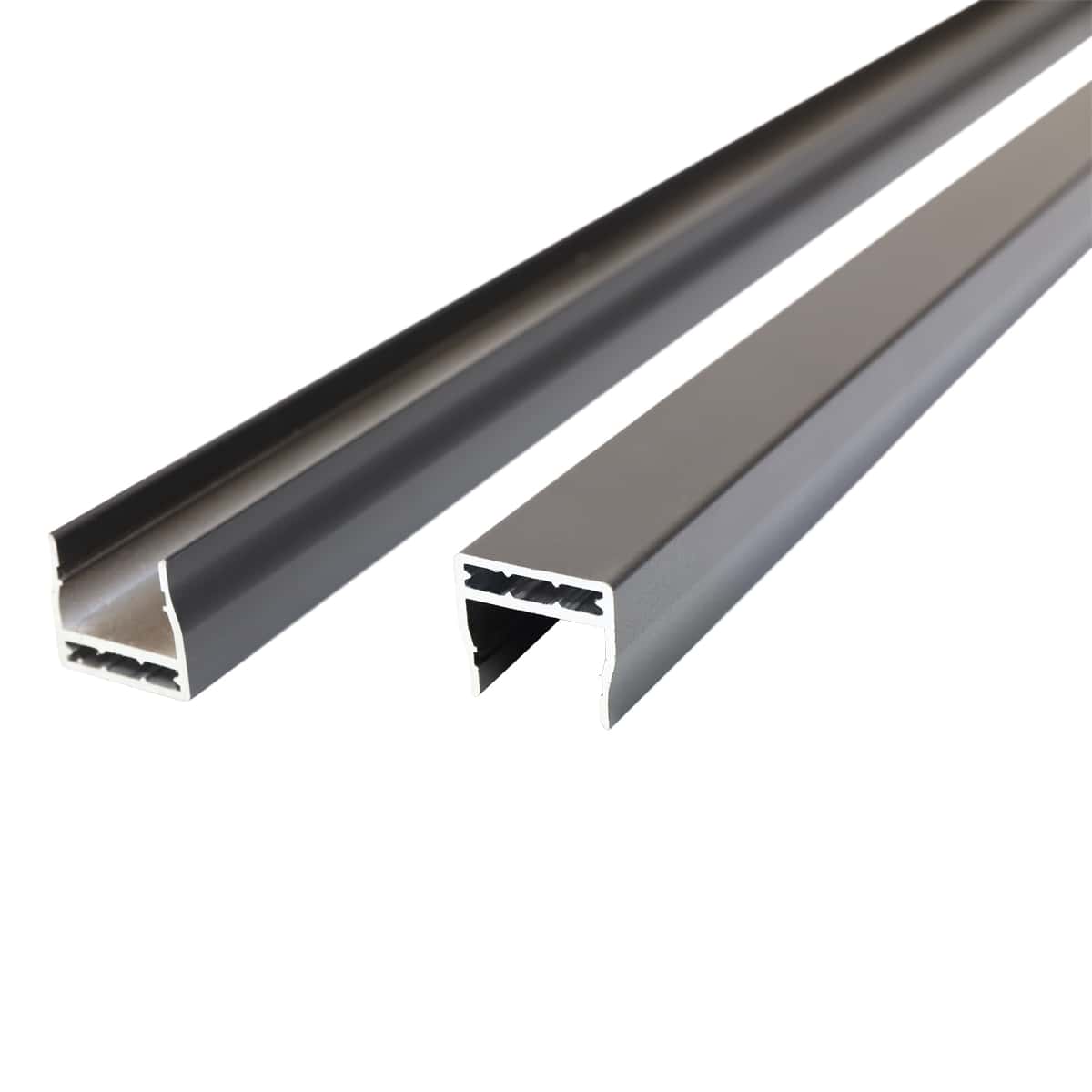 NeoTimber Fence Board Capping Rails - Charcoal Black