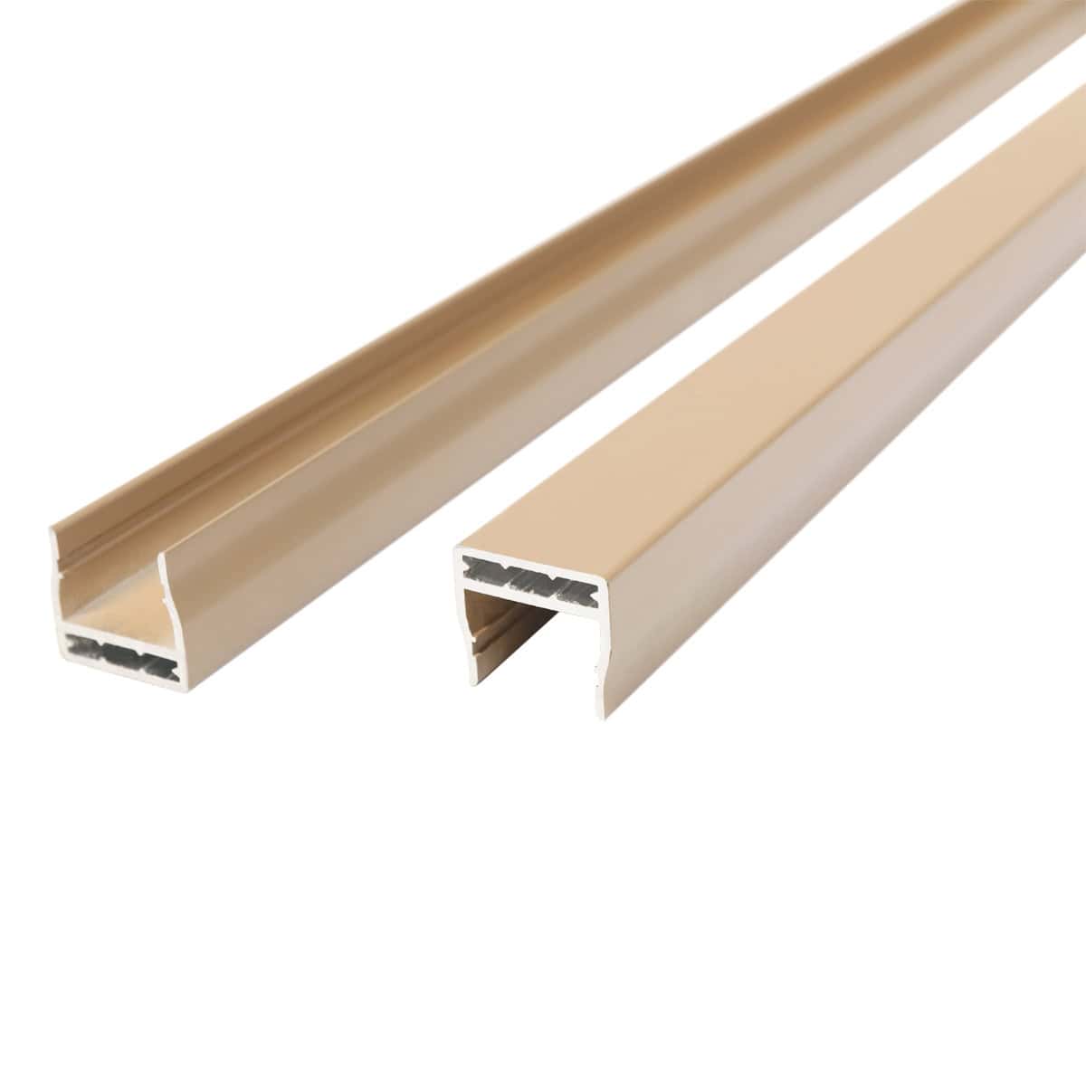 NeoTimber Fence Board Capping Rails - Ash White