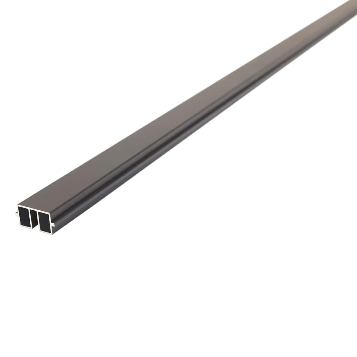 NeoTimber Composite Fence Post Insert - Charcoal Black