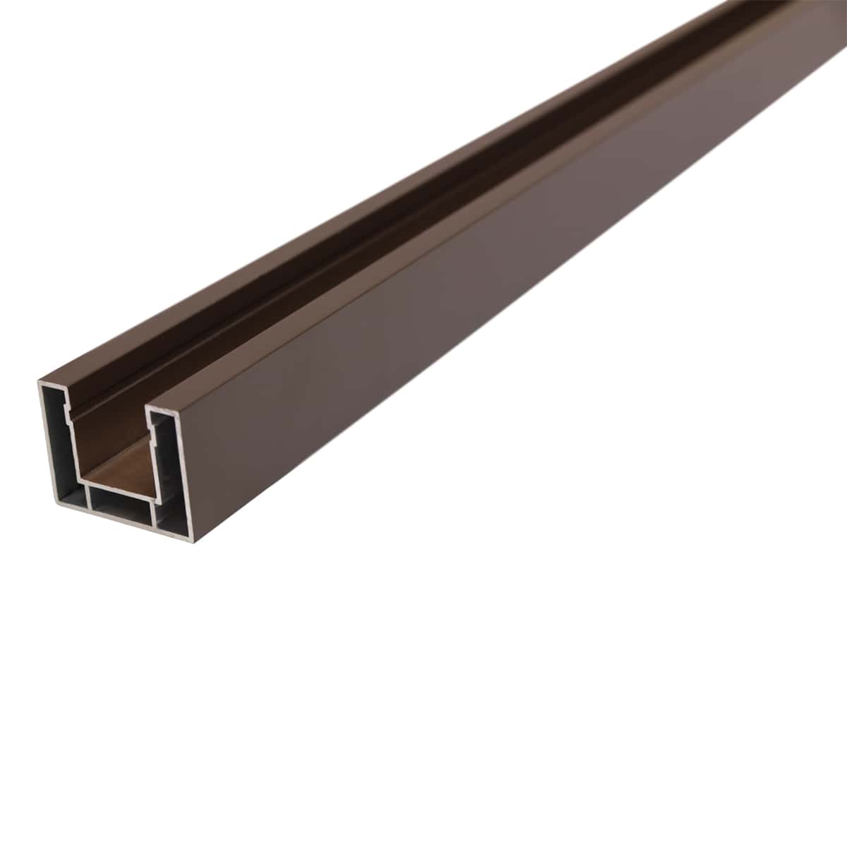 NeoTimber Concrete Fence Post Insert - Chocolate Brown