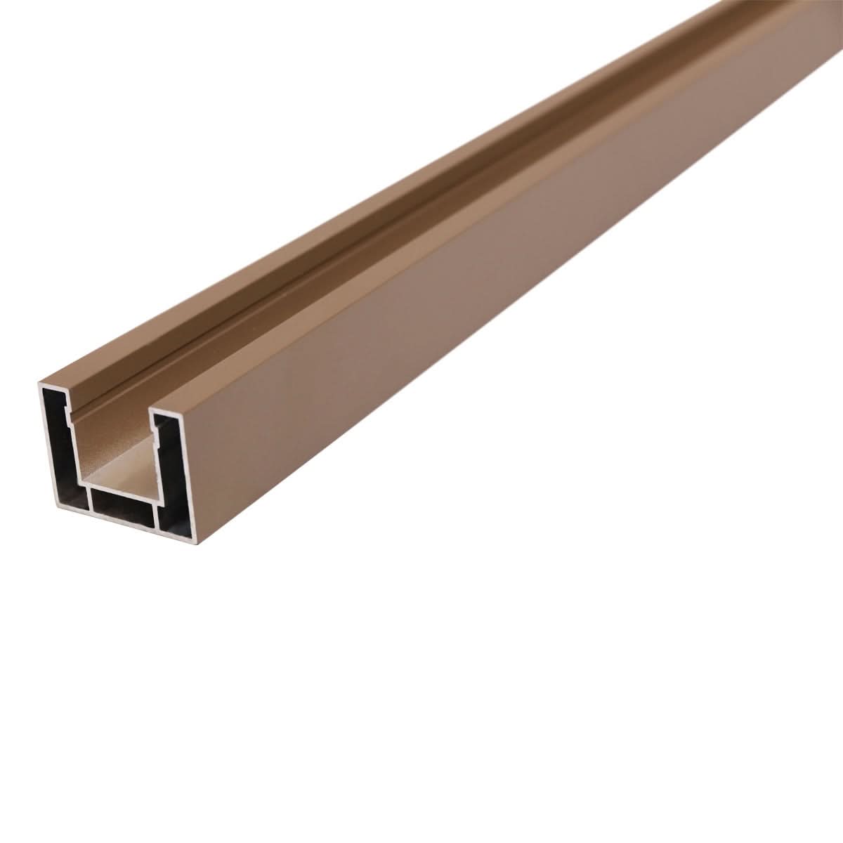 NeoTimber Concrete Fence Post Insert - Teak