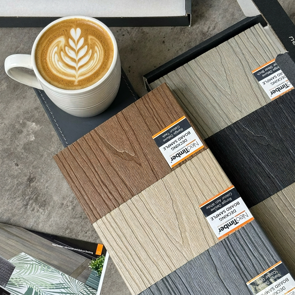 Order complimentary NeoTimber® samples to compare colours, textures and finishes before you buy