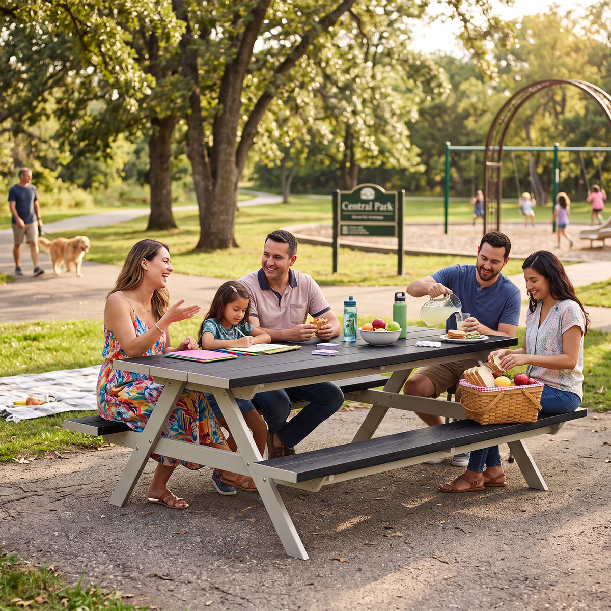Composite Picnic Table – UV, Fade and Warp Resistant for Changing UK Weather