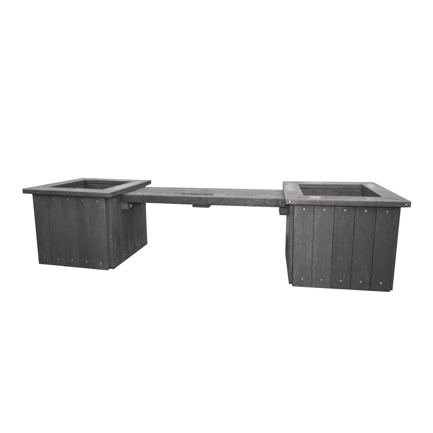 NeoTimber Recycled Plastic Planter Bench
